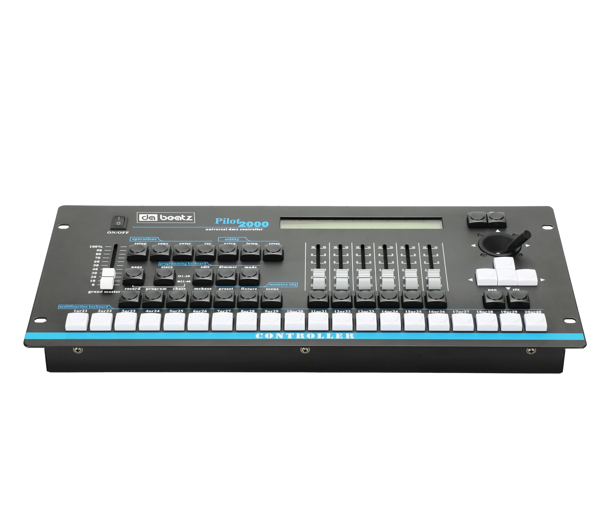 Dabeatz 512 Channels DMX512 pilot 2000 DJ Light Mixing Controller